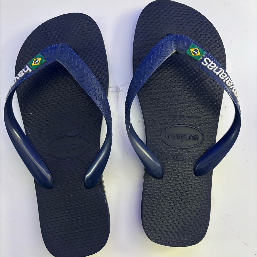Havaianas Dark Blue Flip Flops
